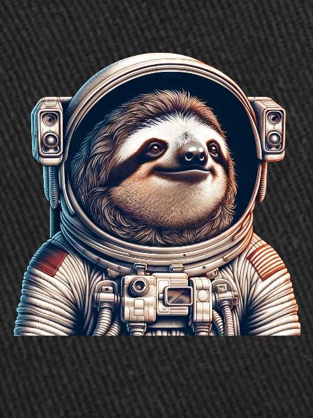 Pensive Sloth Astronaut