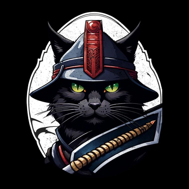 chat ninja - chaton samourai