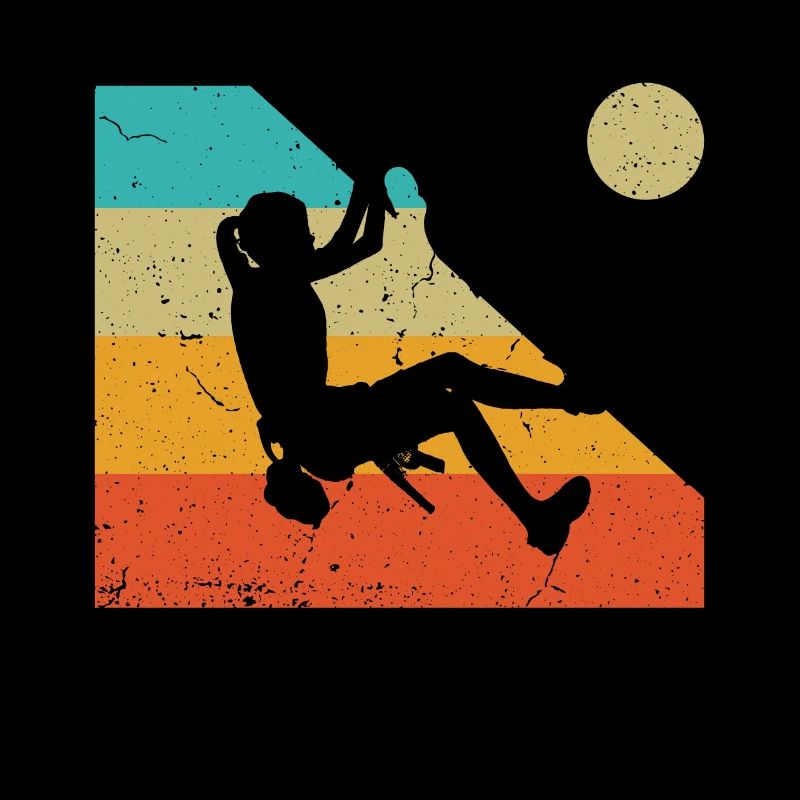 Rock Climber Climbing Mountain