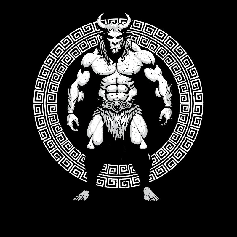 Halbbull-Minotaurus-Geschenk
