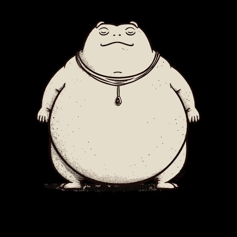 Big Thick Sumo Toad Frog, Sumo Wrestler