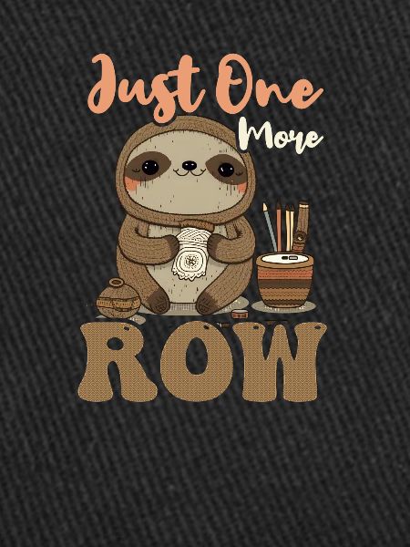 Crocheting One Row Sloth