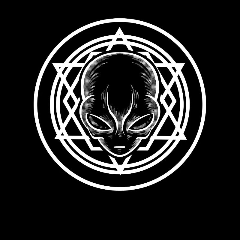 Géométrie sacrée Extraterrestre TShirt Vie extraterrestre