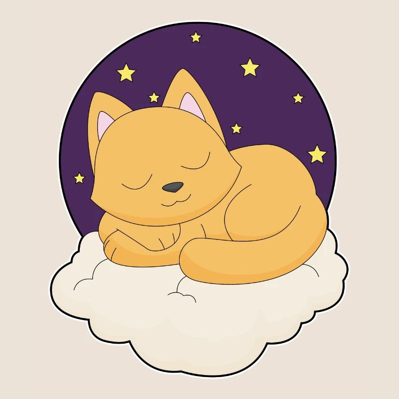 Cat Clouds Stars