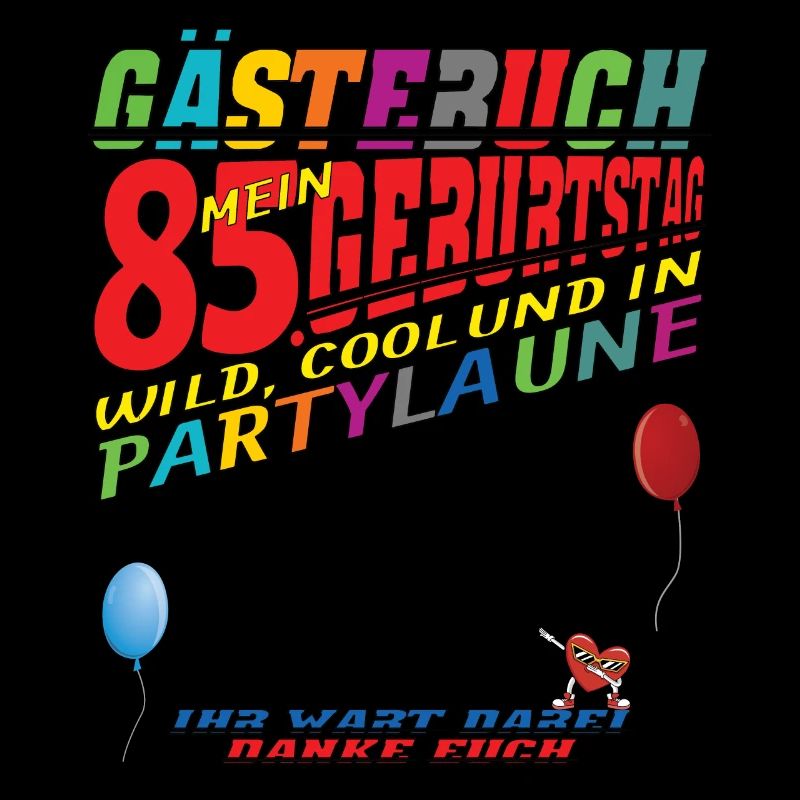 85. Geburtstag Mann und Frau Gästebuch