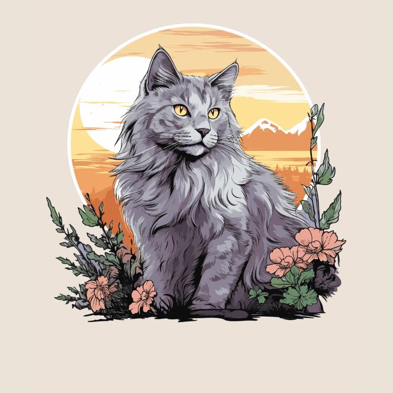 Nebelung Kätzchen Nebelung Katze