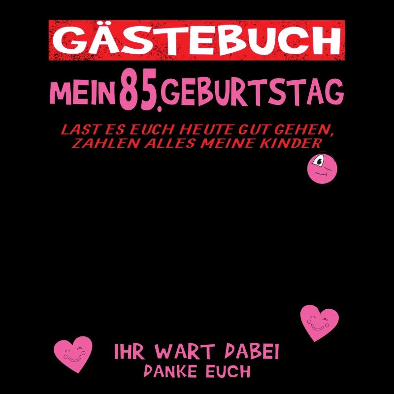 85. Geburtstag Mann und Frau Gästebuch