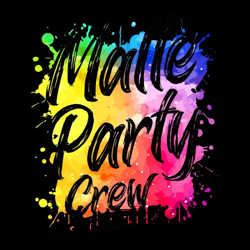 Malle Party Crew Bunt Klecks Mallorca