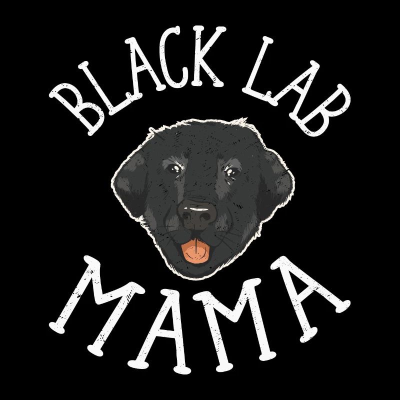 Black Lab Mama propriétaire Labrador Retriever