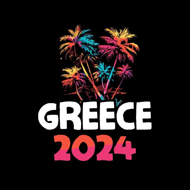 Grèce 2024 Vacances Voyage Coloré