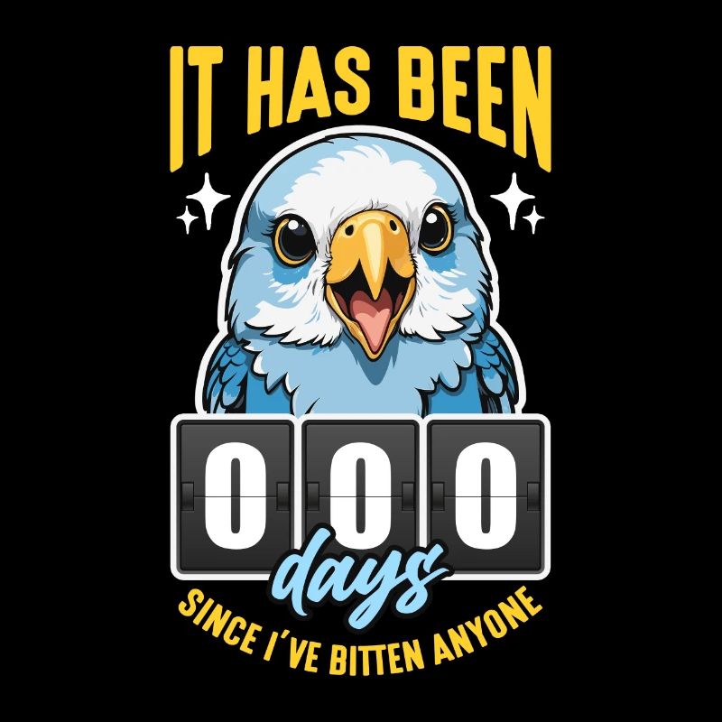 Budgie It Has Been 0000 Days Parakeet Budgie Lover