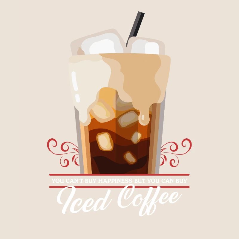 Eiskaffee Iced Coffee Kaffeeliebhaber Geschenk