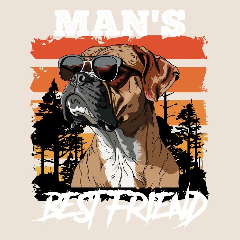 Deutscher Boxer BESTER FREUND Hundepapa Boxer