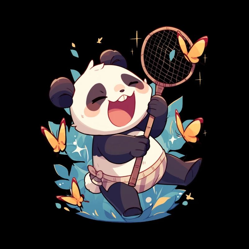 Panda Ours Papillons Panda géant japonais