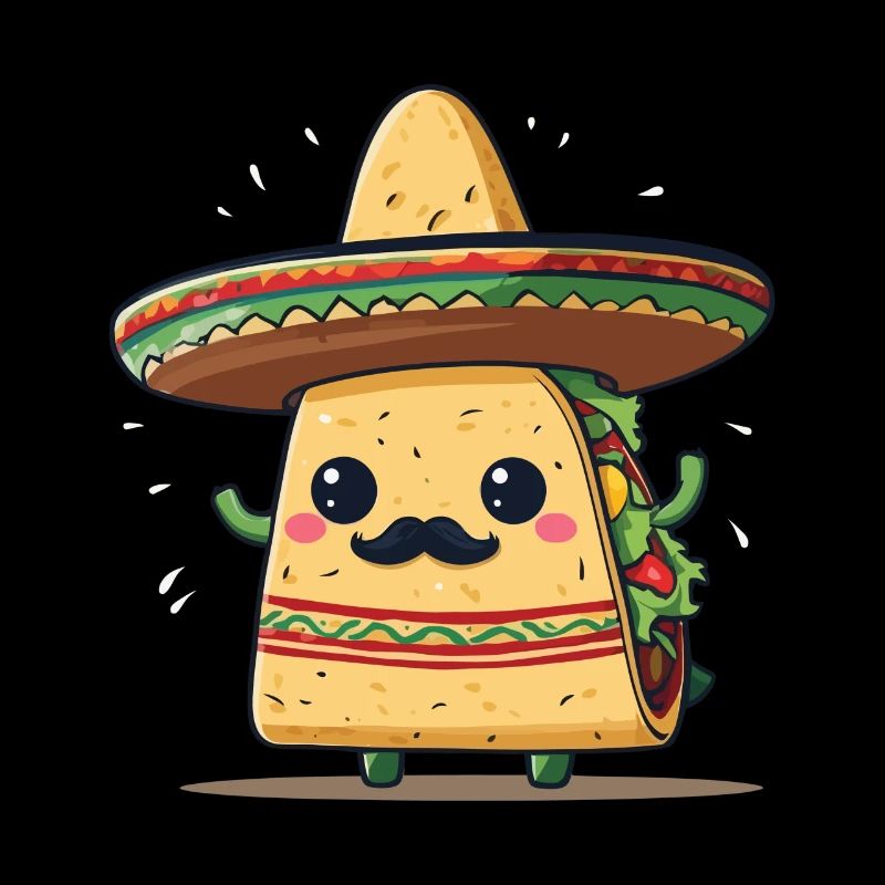 Fun Kawaii Taco for Cinco de Mayo and Taco