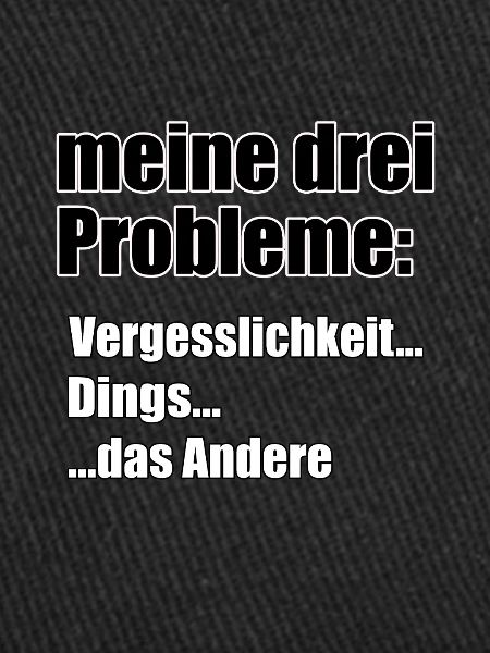 My three problems...