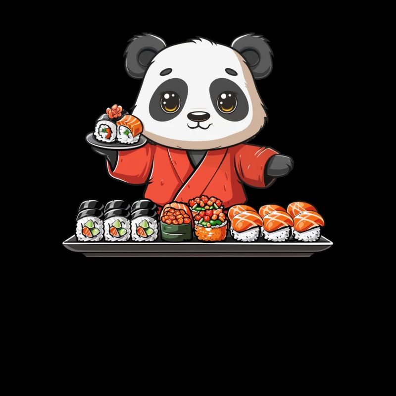 Panda Bear Sushi Panda géant japonais