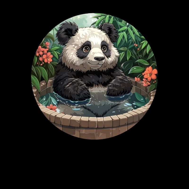Panda Ours Onsen japonais Panda géant