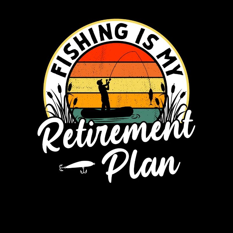 La pêche est mon plan de retraite Sportfischer Angler