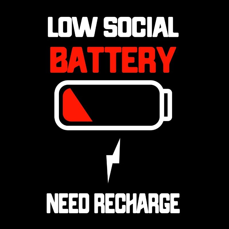 Social Battery Empty Introvert