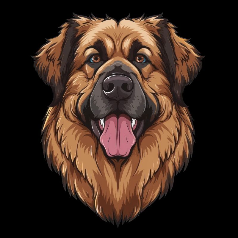 Leonberg Illustration de dessin animé