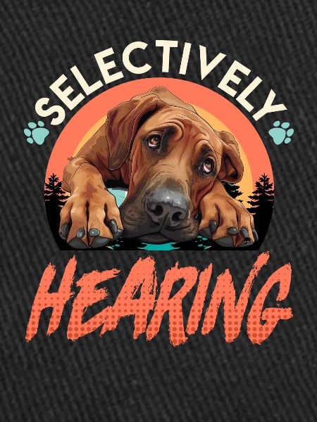 Rhodesian Ridgeback Drôle ÉCOUTE SÉLECTIVE