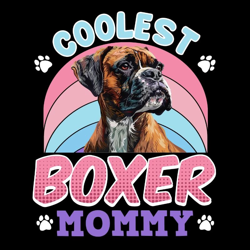 Deutscher Boxer Hundemama COOLEST BOXER MOMMY