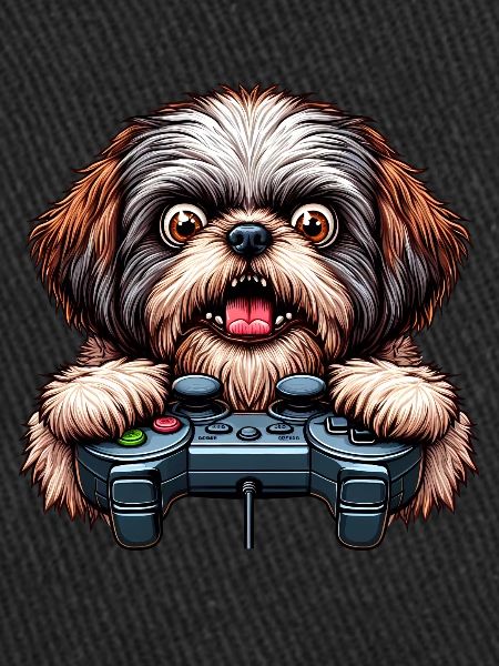 Dog gamers, Dog game freak shih tzu