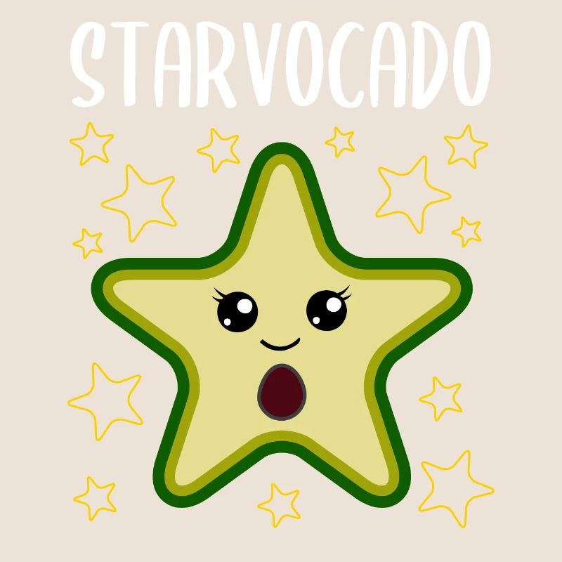 Avocado Star Funny Vegetable Fruit Gift