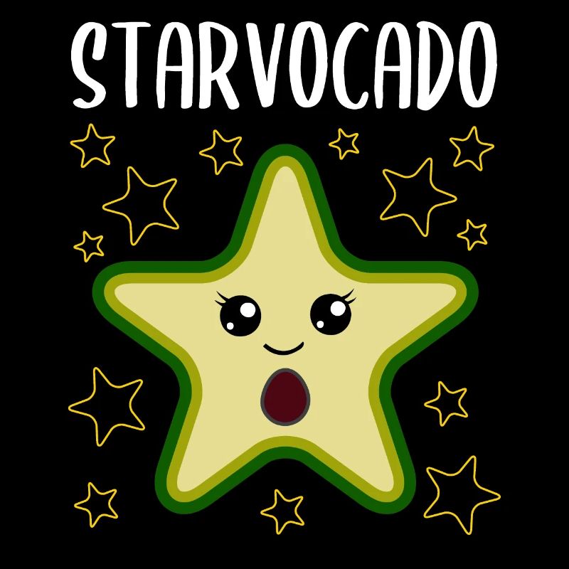Avocado Star Funny Vegetable Fruit Gift