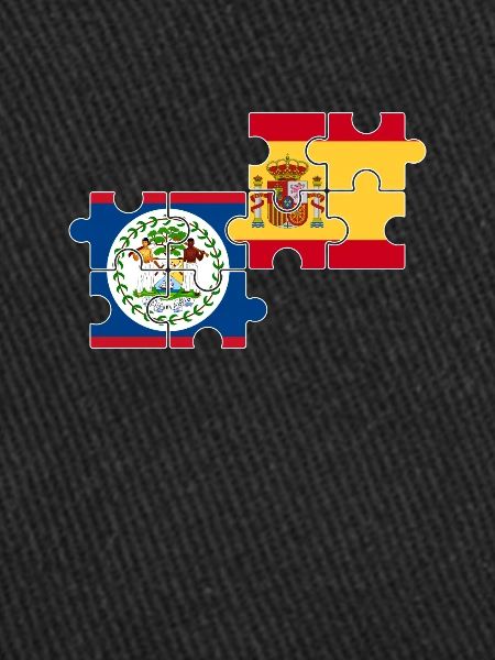 Belize Espagne Drapeau Belizer