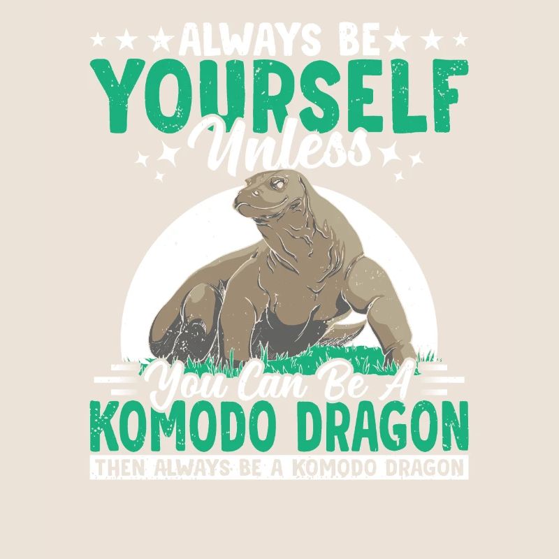 Seien Sie Immer Besitzer Eines Komodowarans,