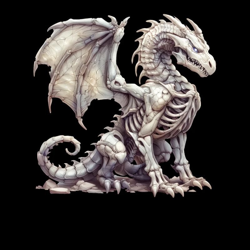 Drache Skelett Halloween Drache Kinder