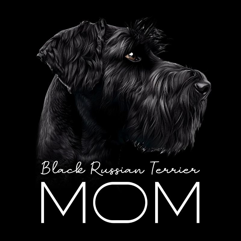 Maman Terrier Russe Noir
