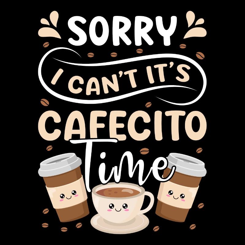 Spanisches Kaffeedesign „cafecito & Concha Lovers“