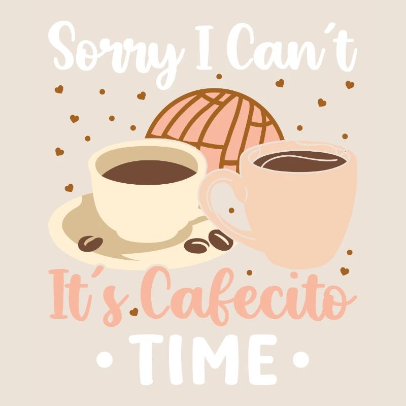 Spanisches Kaffeedesign „cafecito & Concha Lovers“