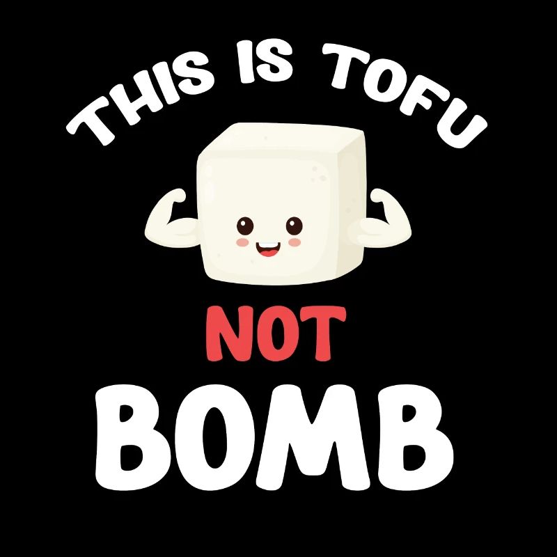 C’est du tofu, pas du tempeh bombé, asiatique