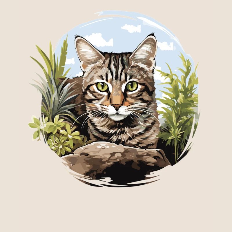 Tabby Kätzchen Tabby Katze