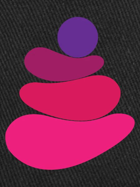 Logo pierre/rocher rose