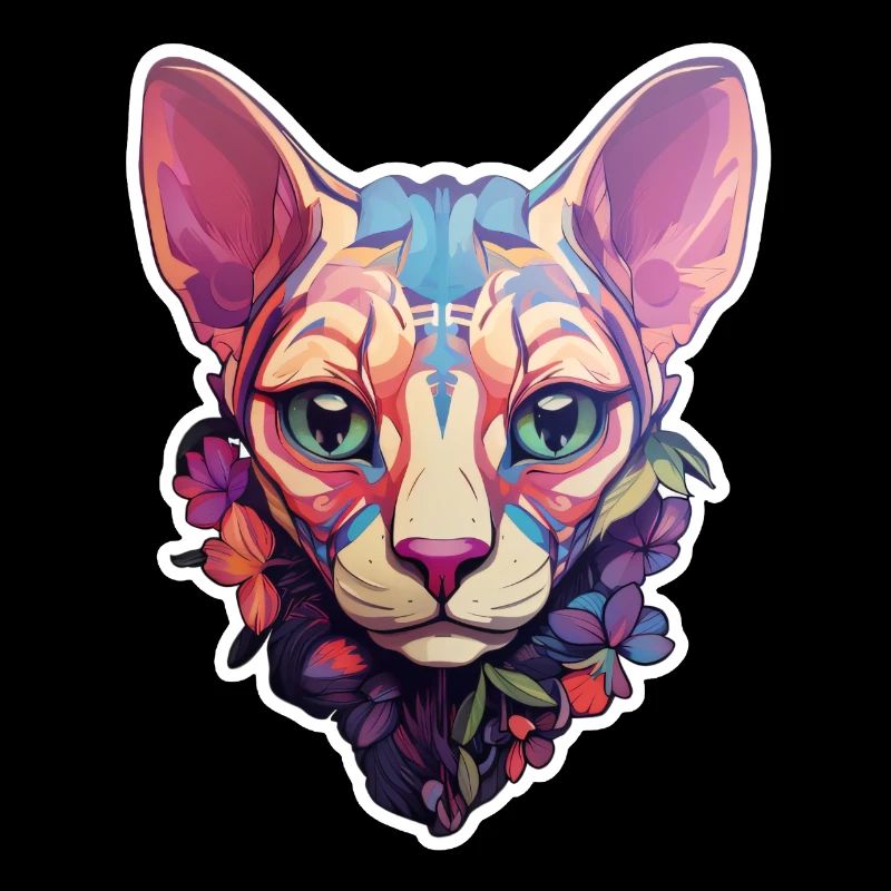 Sphynx-Katzenkopf