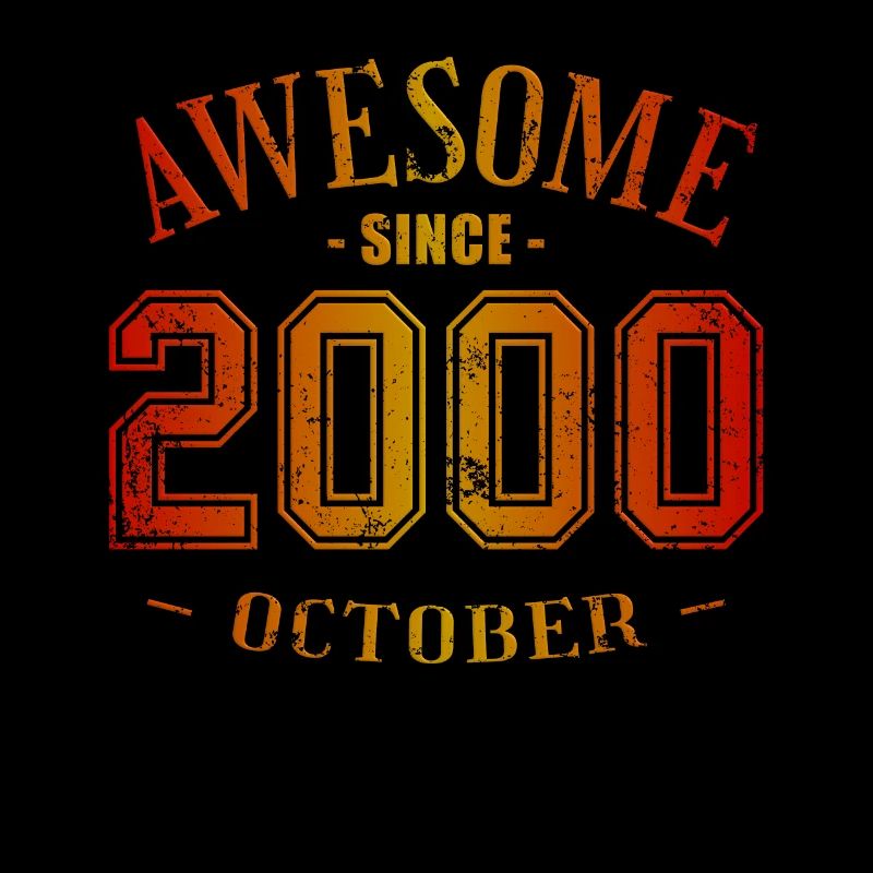 October 2000 - Birthday in October Awesome