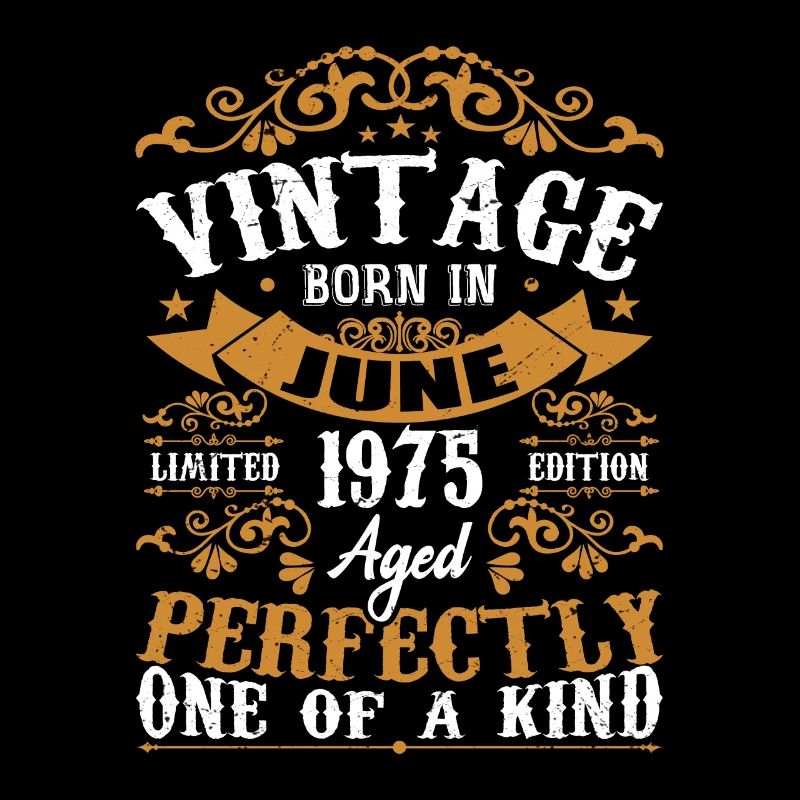 Geschenk Juni 1975 Geburtstag Juni 1975 Juni 1975