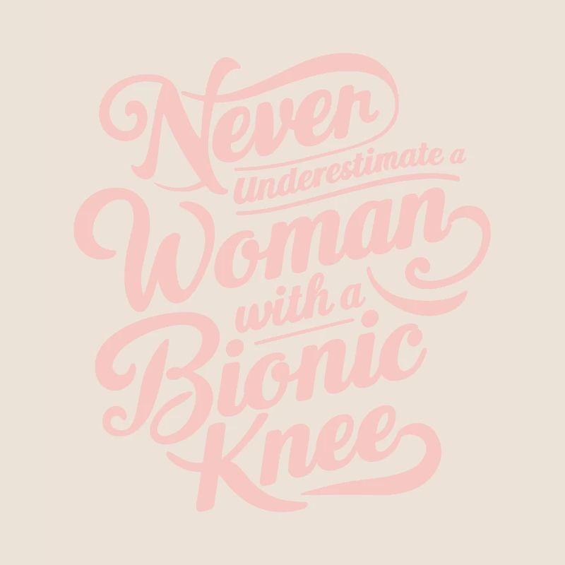 Femme Bionic Chirurgie De Remplacement Du Genou Joint