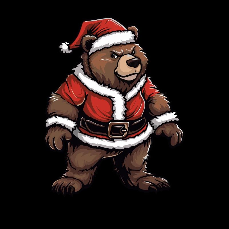 Grizzly Bear Christmas Brown Bear