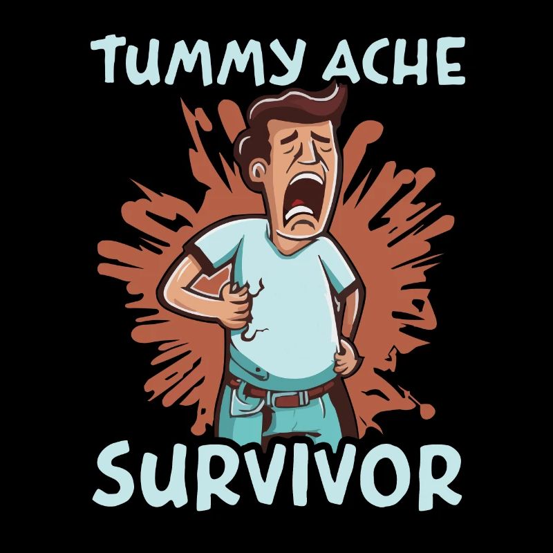 Abdominal Pain Survivor Strong and Brave