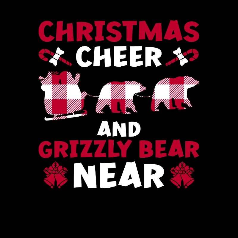 Grizzly Ours Brun de Noël