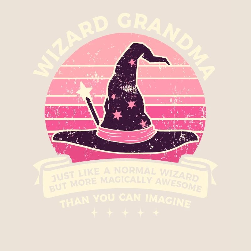 Zauberer-Oma Enkelkind Großmutter