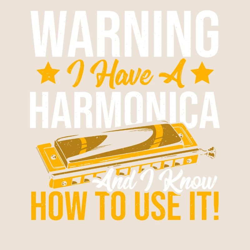 Playing Harmonica Gift