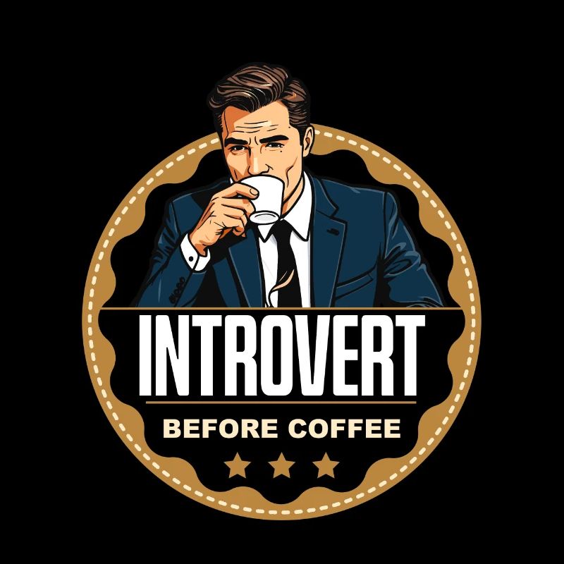 Introvert Before Coffee Bookworm Coffee Lover