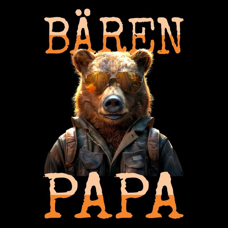 Bears Dad Daddy Bear Dad Father's Day Father Grizzly